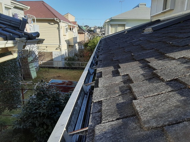 阿見町でカバー工法での工事をご検討中の二階建て屋根の調査依頼